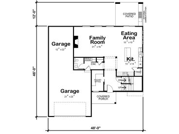 1st Floor Plan, 031H-0468