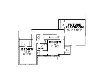 2nd Floor Plan, 011H-0032