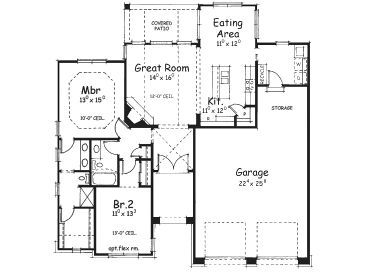 Floor Plan, 031H-0174