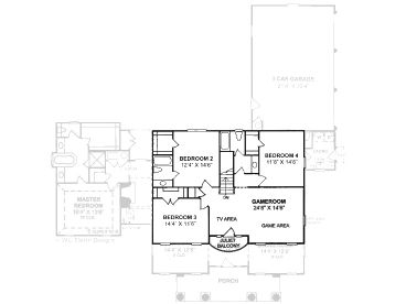 2nd Floor Plan, 059H-0011