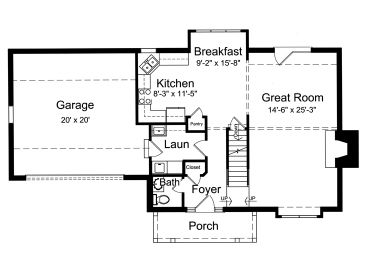 1st Floor Plan, 046H-0061