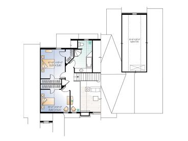 2nd Floor Plan, 027H-0109