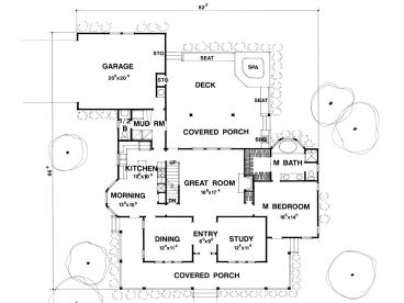 1st Floor Plan, 036H-0014