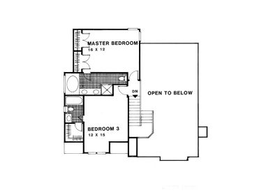 2nd Floor Plan, 007H-0018