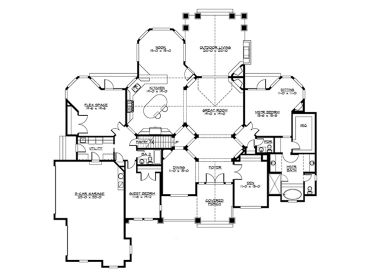 1st Floor Plan, 035H-0110