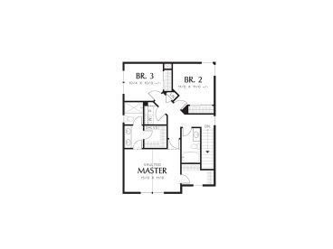 2nd Floor Plan, 034H-0396