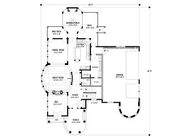 1st Floor Plan, 007H-0140