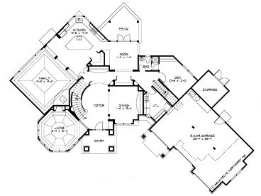 1st Floor Plan, 035H-0066