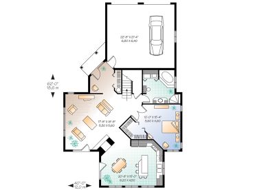 1st Floor Plan, 027H-0015