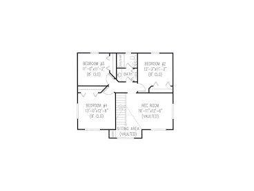 2nd Floor Plan, 044H-0045