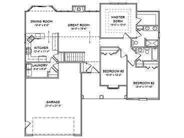 Floor Plan, 048H-0044