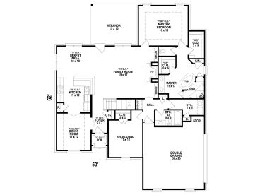 1st Floor Plan, 006H-0183