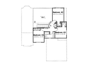 2nd Floor Plan, 047H-0014