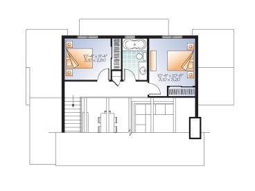 2nd Floor Plan, 027H-0397