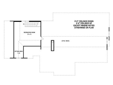 2nd Floor Plan, 006H-0185
