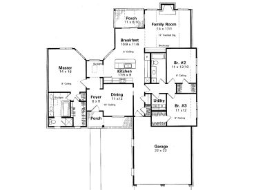 Floor Plan, 030H-0041