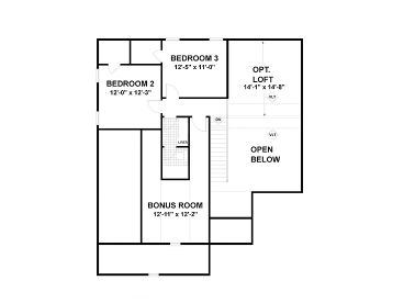 2nd Floor Plan, 007H-0028