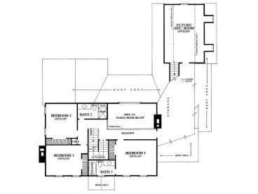 2nd Floor Plan, 063H-0032