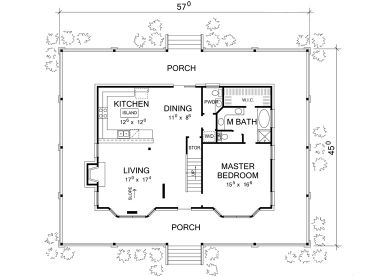 1st Floor Plan, 036H-0003