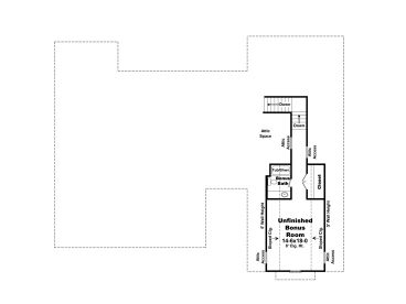 2nd Floor Plan, 001H-0187