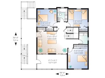 1st Floor Plan, 027H-0399