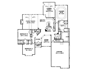 1st Floor Plan, 019H-0062