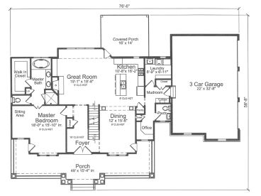1st Floor Plan, 046H-0134