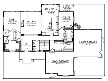Floor Plan, 020H-0466