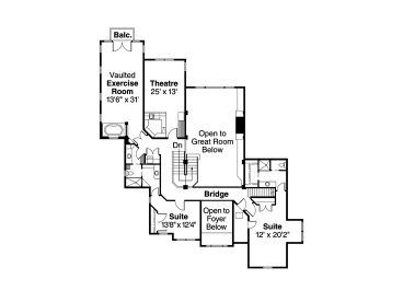 2nd Floor Plan, 051H-0116