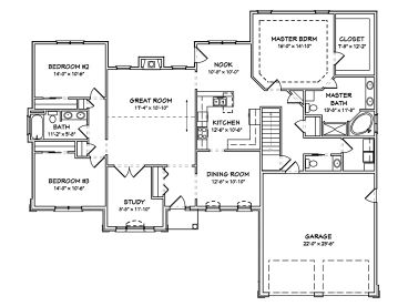Floor Plan, 048H-0052