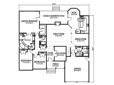 Floor Plan, 058H-0113