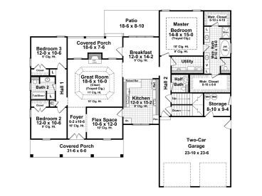 1st Floor Plan, 001H-0162