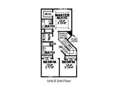 2nd Floor Plan D, 011M-0002