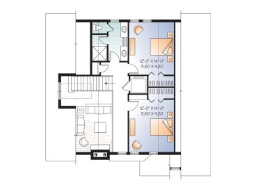 2nd Floor Plan, 027H-0355