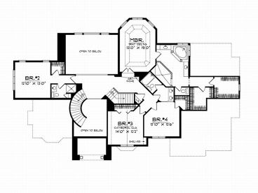 2nd Floor Plan, 020H-0038