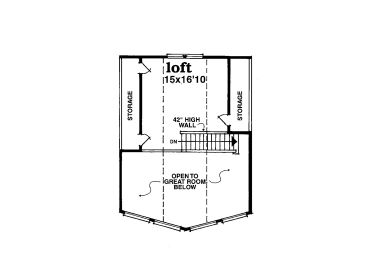 2nd Floor Plan, 032H-0087