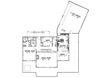 1st Floor Plan, 012H-0047