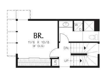 2nd Floor Plan, 034H-0391