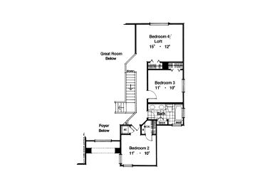 2nd Floor Plan, 043H-0109