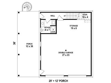 1st Floor Plan, 006G-0119