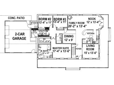1st Floor Plan, 012H-0008