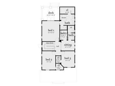 2nd Floor Plan, 052H-0098