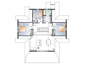 2nd Floor plan, 027H-0412