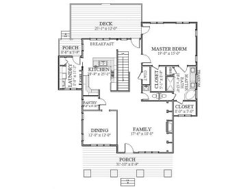 1st Floor Plan, 067H-0007