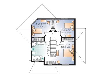 2nd Floor Plan, 027H-0039