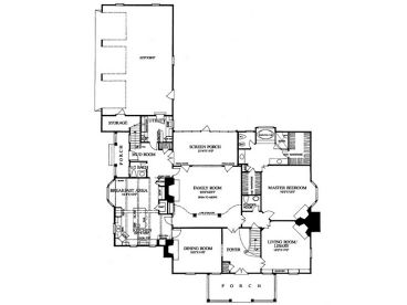 1st Floor Plan, 063H-0127