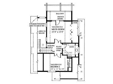 2nd Floor Plan, 010H-0028