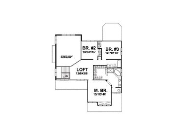 2nd Floor Plan, 016H-0042