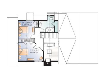 2nd Floor Plan, 027H-0227