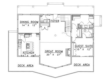 1st Floor Plan, 012H-0059